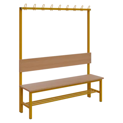 SVJ - 160 stěna jednostranná věšáková RAL 1028 - žlutá